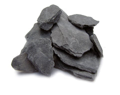 Small World Slate & Stone vue avant du paquet et pierres, prêt pour aquascaping