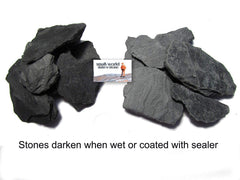 Small World Slate & Stone pierres intégrées dans un aquarium pour relief et cachettes