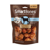 SmartBones emballage frontal montrant 16 mini os, confiance et composition claire