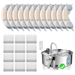 smartoo emballage contenant 12 filtres et 12 mousses, stockage pratique