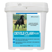 SMARTPAK paquet SmartEquine Devil's Claw Plus montrant l'étiquette et bénéfice confort