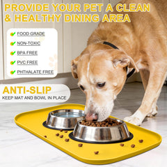 SMILOOL tapis en usage avec chien réduit éclaboussures