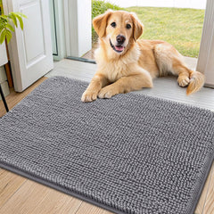 Paillasson Smiry face avant en chenille, absorbe la boue efficacement
