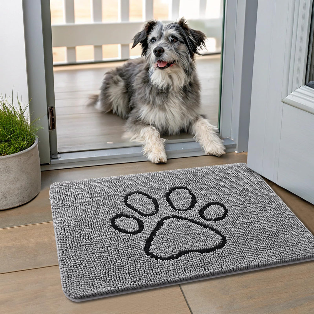 Smiry paillasson vue avant montrant design absorbant et protection du sol