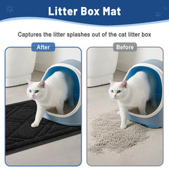 Smiry tapis en usage avec chat, réduit la dispersion de la litière