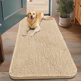 Smiry tapis vue face montrant absorption et accueil confortable