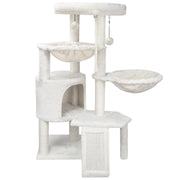 Smouatou arbre à chat face avant montrant tous les niveaux pour un espace complet