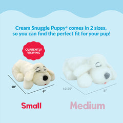 Snuggle Puppie gros plan cœur SmartBeat montrant battement activé pour apaiser