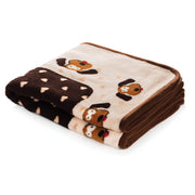 Snuggle Puppy couverture polaire face montrant douceur et confort