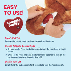 Snuggle Puppy jouet de dentition congelable pour soulager gencives