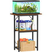 Snughome meuble aquarium vue de face stable et décorative, support fiable