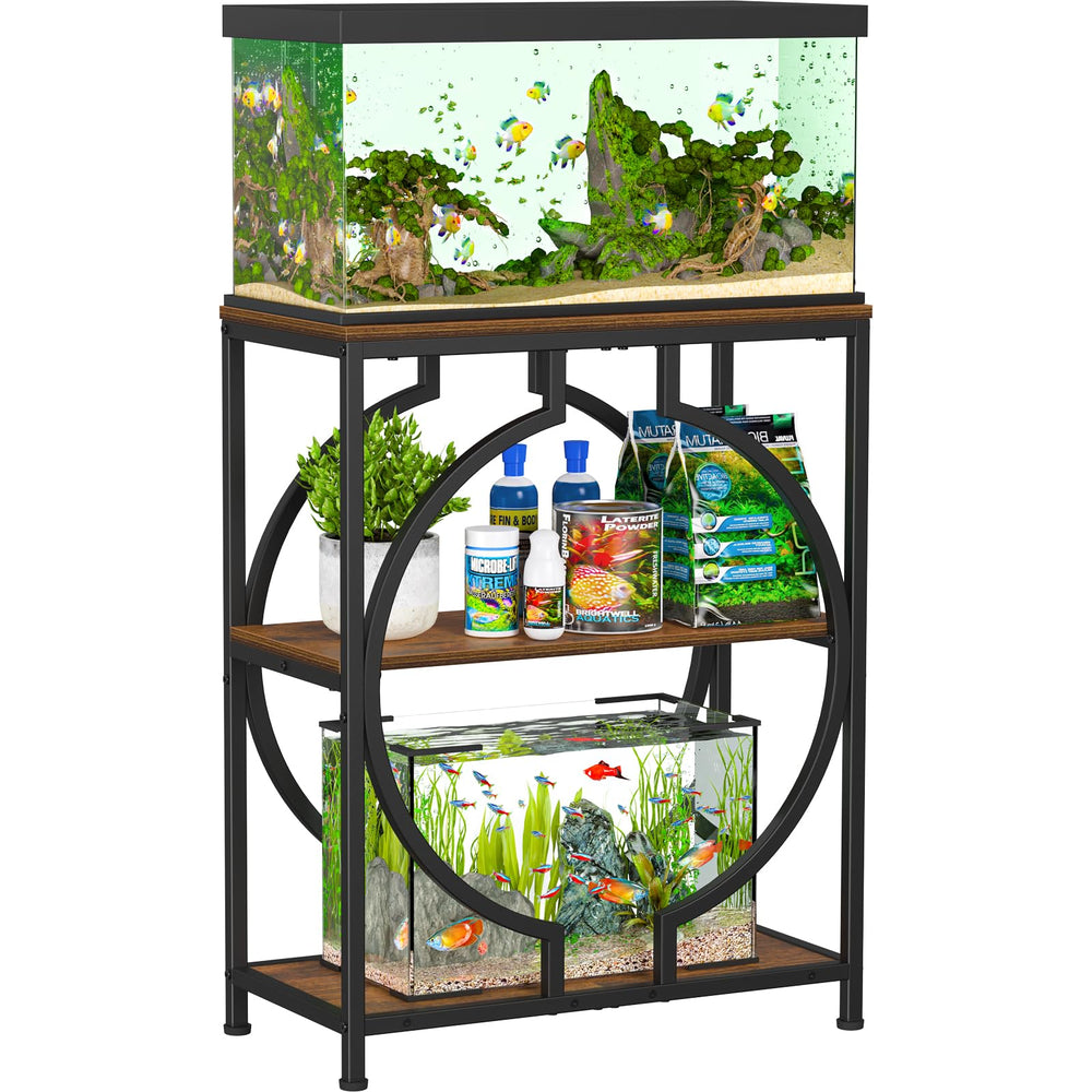 Snughome support frontal brun rustique montrant stabilité et esthétique