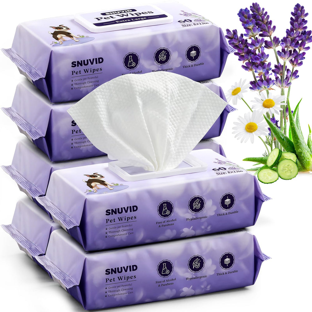 Snuvid emballage avant montrant 360 lingettes et praticité