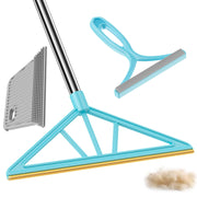 SOCCSO râteau face avant montrant manche long et tête métallique pour nettoyage ergonomique