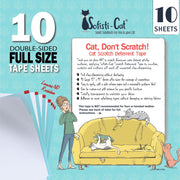 Sofisti-Cat face avant de l'emballage montrant le lot de 10 bandes, protection claire