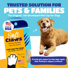 Soft Claws capuchons gros plan texture vinyle soulignant adhérence et flexibilité