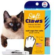 Soft Claws emballage avant montrant le kit complet et la couleur rose pailleté, protection immédiate