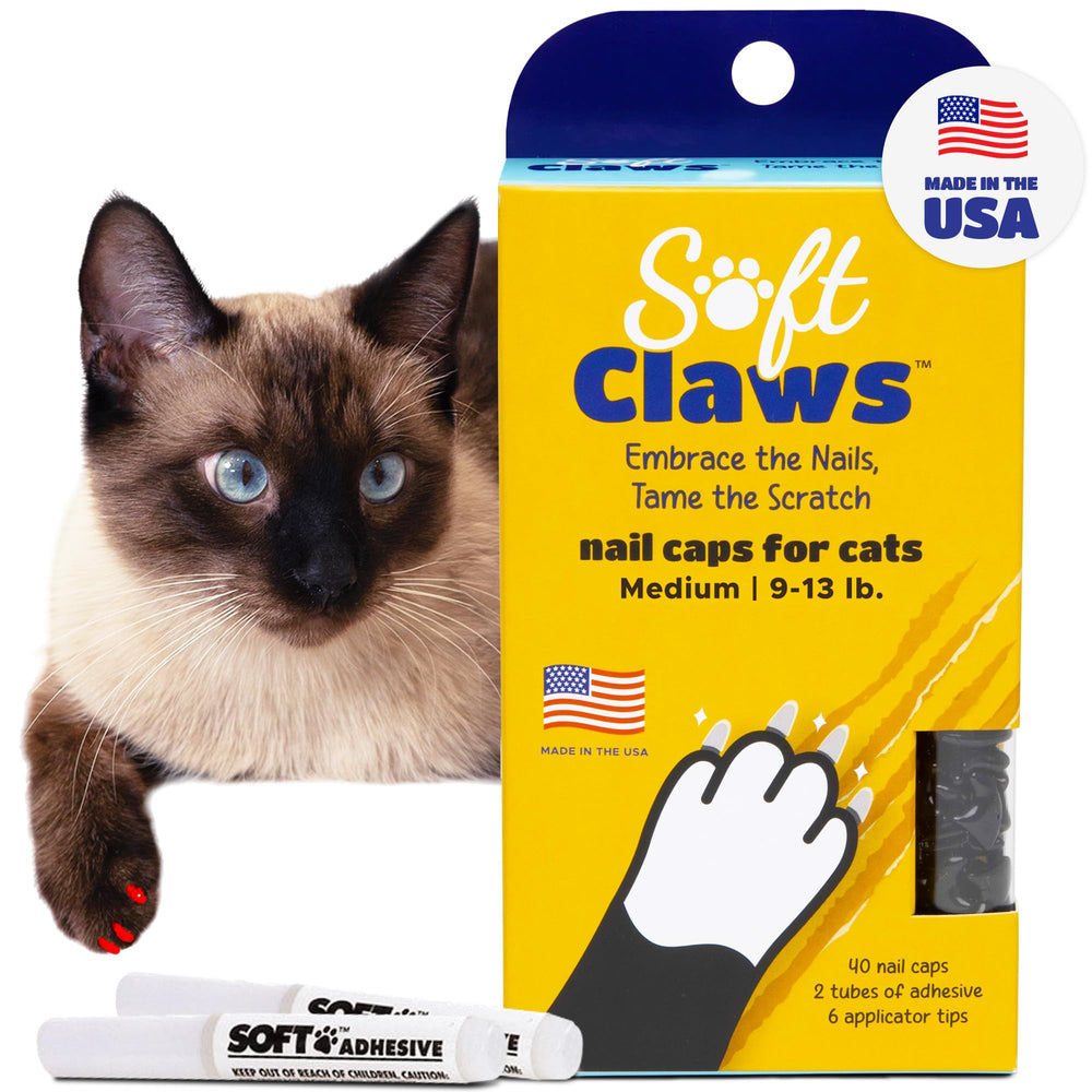 Soft Claws emballage avant montrant kit complet et protection anti‑griffures