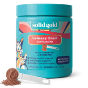 Solid Gold emballage face poudre Berry Balance montrant le format 3,5 oz et bénéfice pratique