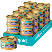 Solid Gold image de face arrière de la boîte montrant informations nutritionnelles pour choisir