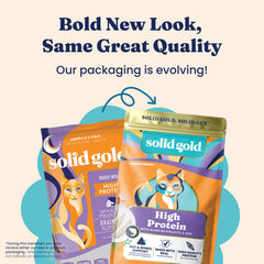 Solid Gold œuf entier en gros plan illustrant protéine complète et aminoacides