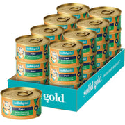 Solid Gold emballage avant montrant lot de 24 boîtes et praticité