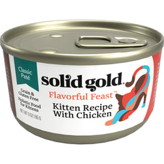 Solid Gold pâté servie sur croquettes pour augmenter appétence et variété