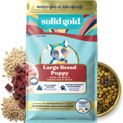 Solid Gold sachet devant montrant l'emballage et bénéfice nutritionnel