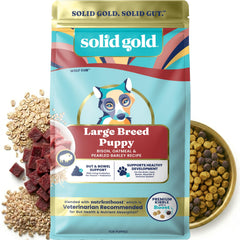 Solid Gold sachet devant montrant l'emballage et bénéfice nutritionnel