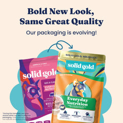 Solid Gold bol plein servant les croquettes pour un repas complet