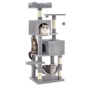 SONGMICS HOME vue de face montrant l'arbre à chat complet, stabilité et style