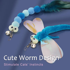 SONGWAY dragonfly en peluche avec sonnette pour stimuler l'attention
