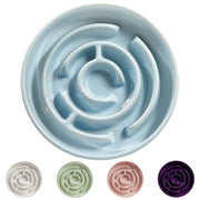 Soniuong gamelle céramique face bleue stable et élégante pour repas plus sûrs