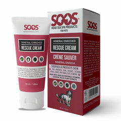 SOOS emballage avant présentant 50ml et ingrédients naturels pour protection