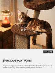 Sopapets condo caché pour intimité et repos sécurisé du chat
