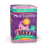 Soulistic emballage avant pack montrant variétés et bénéfice diversité