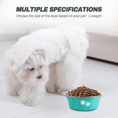 SOUXU gamelle en usage par un petit chien, repas propre et silencieux