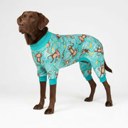 Spark Paws face avant du pyjama montrant l'ajustement confortable