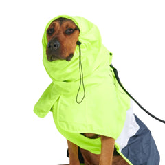 Spark Paws manteau de face montrant couverture totale et imperméabilité