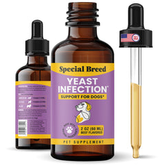 Special Breed emballage avant montrant solution naturelle apaisante