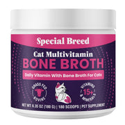 Special Breed emballage devant montrant le pot et l'étiquette, bénéfice transparence