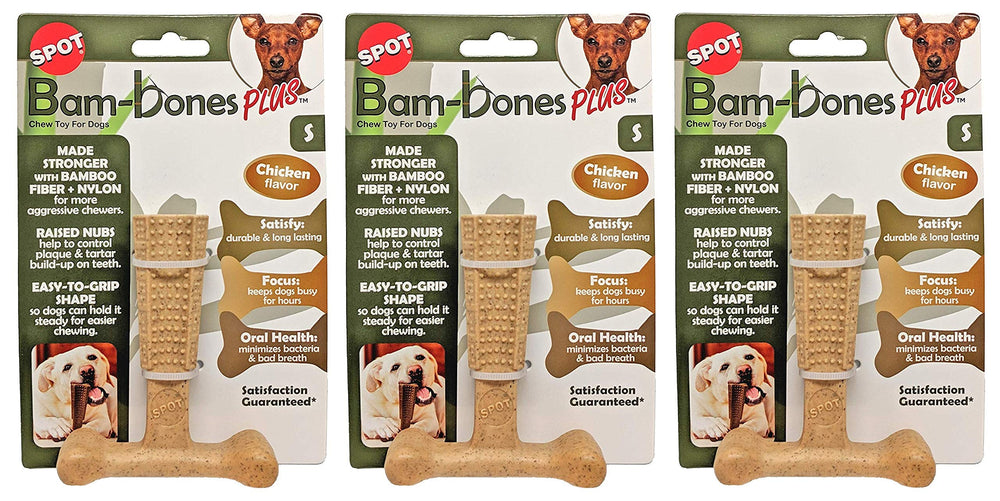 SPOT emballage avant du Bambone Plus montrant le lot de 3 et informations produit, durable