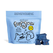Spot & Tango emballage avant PupGum montrant informations produit et avantage haleine fraîche