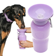 Springland Pets gourde lilas vue face montrant praticité et design compact