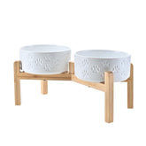 SPUNKYJUNKY gamelle face avant Paw White montrant design moderne et finition propre