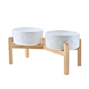 SPUNKYJUNKY gamelle face avant Paw White montrant design moderne et finition propre