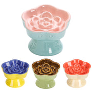 S&Q'S CERAMICS face avant du bol rose, design attrayant et stable