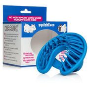 Squishface vue frontale de la brosse en U montrant forme ergonomique bénéfique