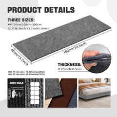 SREBAY gros plan de la texture feutre attirant le chat et durable