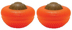 Starmark Bento Ball grand face et etiquette montrant robustesse et distribution de friandises